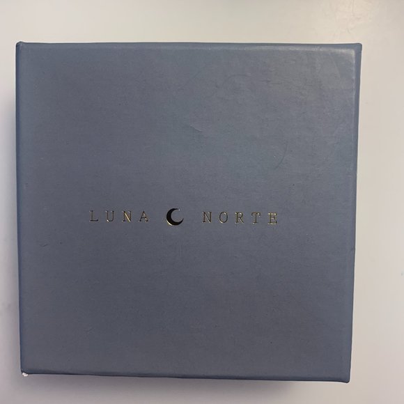 Luna Norte Pyrite Stud Earrings - Picture 3 of 4